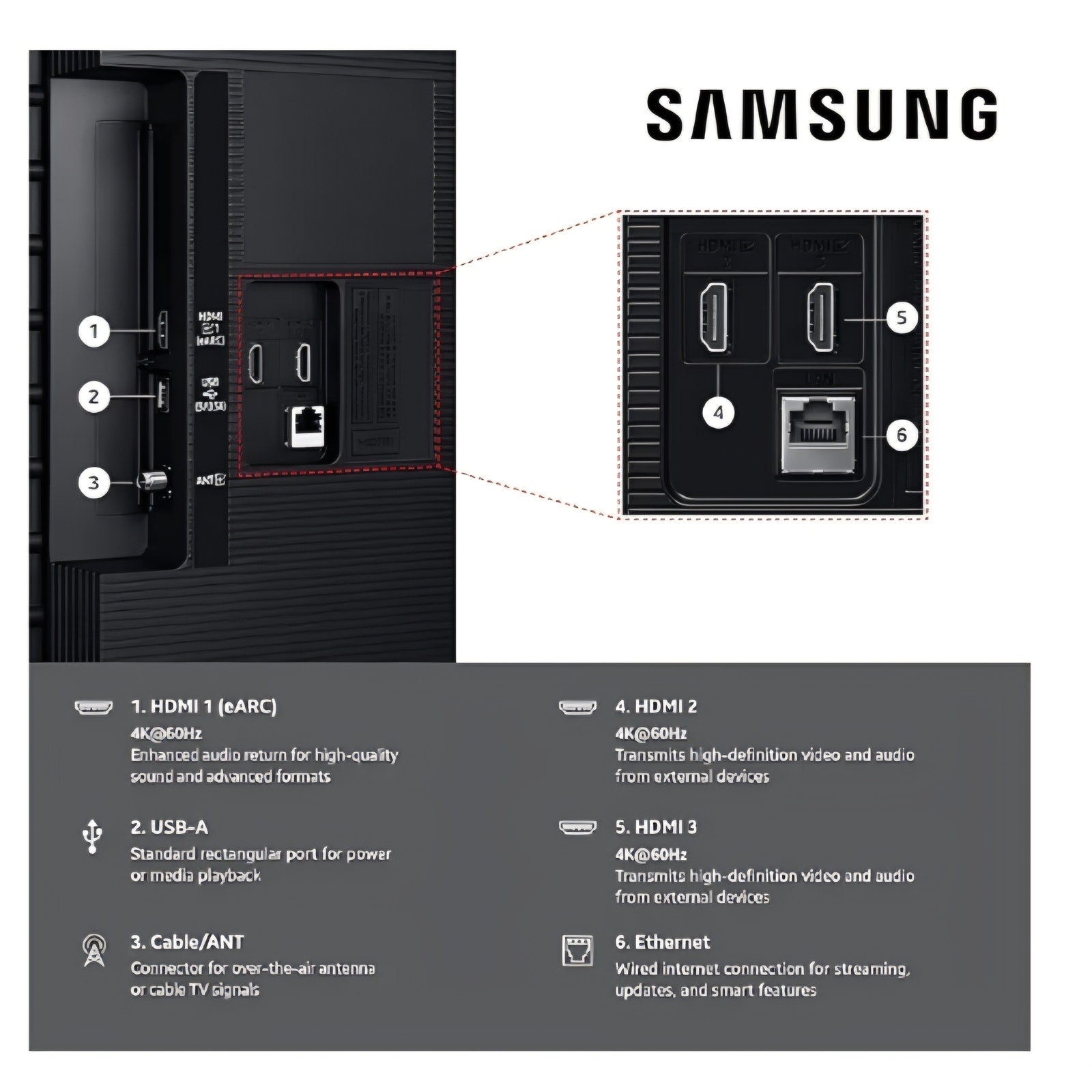 Samsung 55-Inch Class Crystal UHD U8000F 4K Smart TV (2025 Model) Endless Free Content