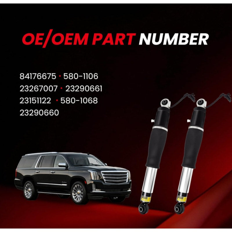 4PCS Front & Rear Shocks Struts Assembly Cadillac Escalade Chevy Suburban Tahoe Silverado GMC YUKON