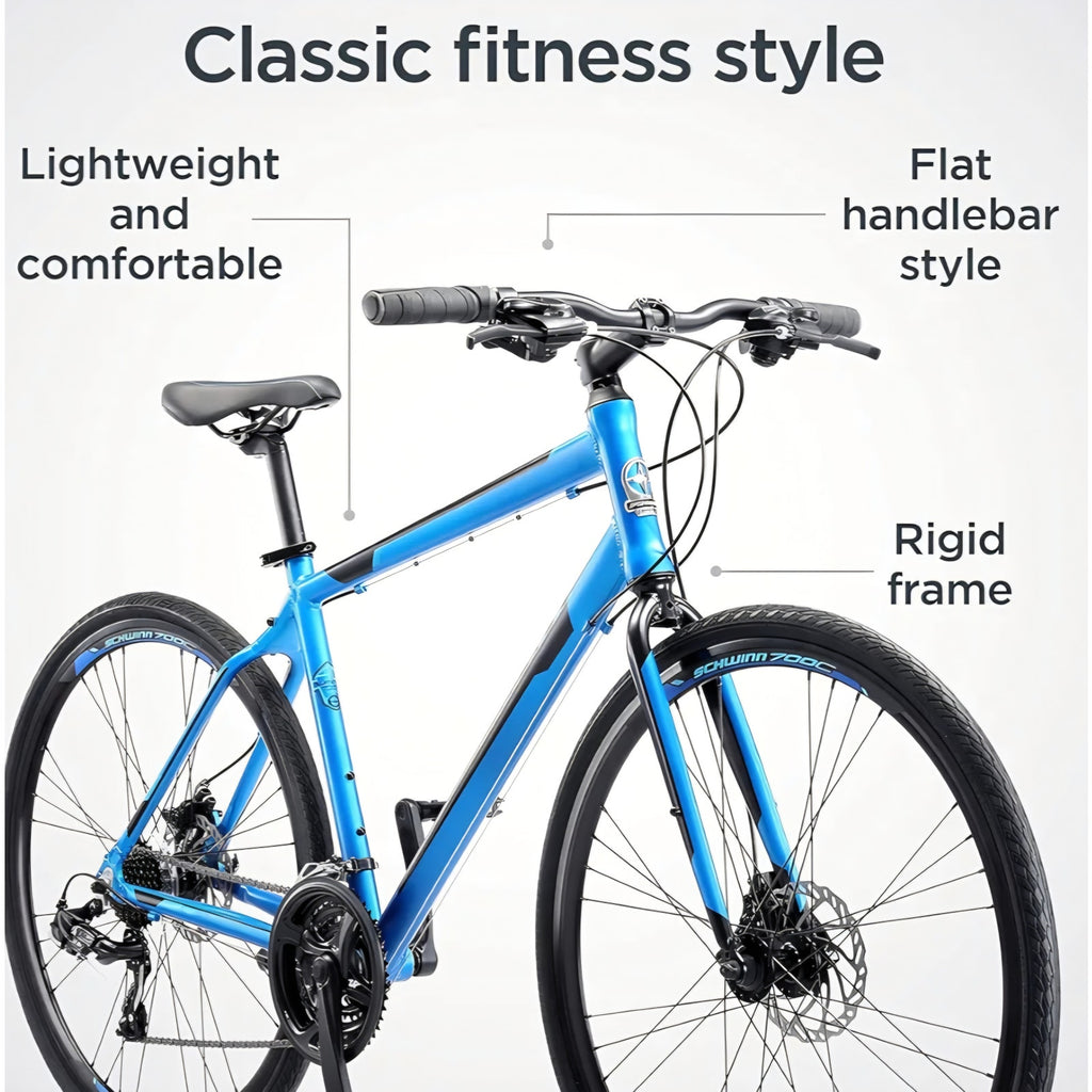 Schwinn Volare 1300 Road Bike, 700c Mens and Womens Bike, 14-Speed