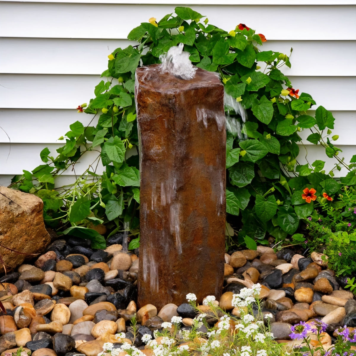 Aquascape Faux Basalt Column Fountain Kit, 24 inch H (61 cm), 78251