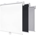SHADEMOON Cordless Blackout Window Roller Shades, Pull Down Spring System, White, 72"L x 57"W