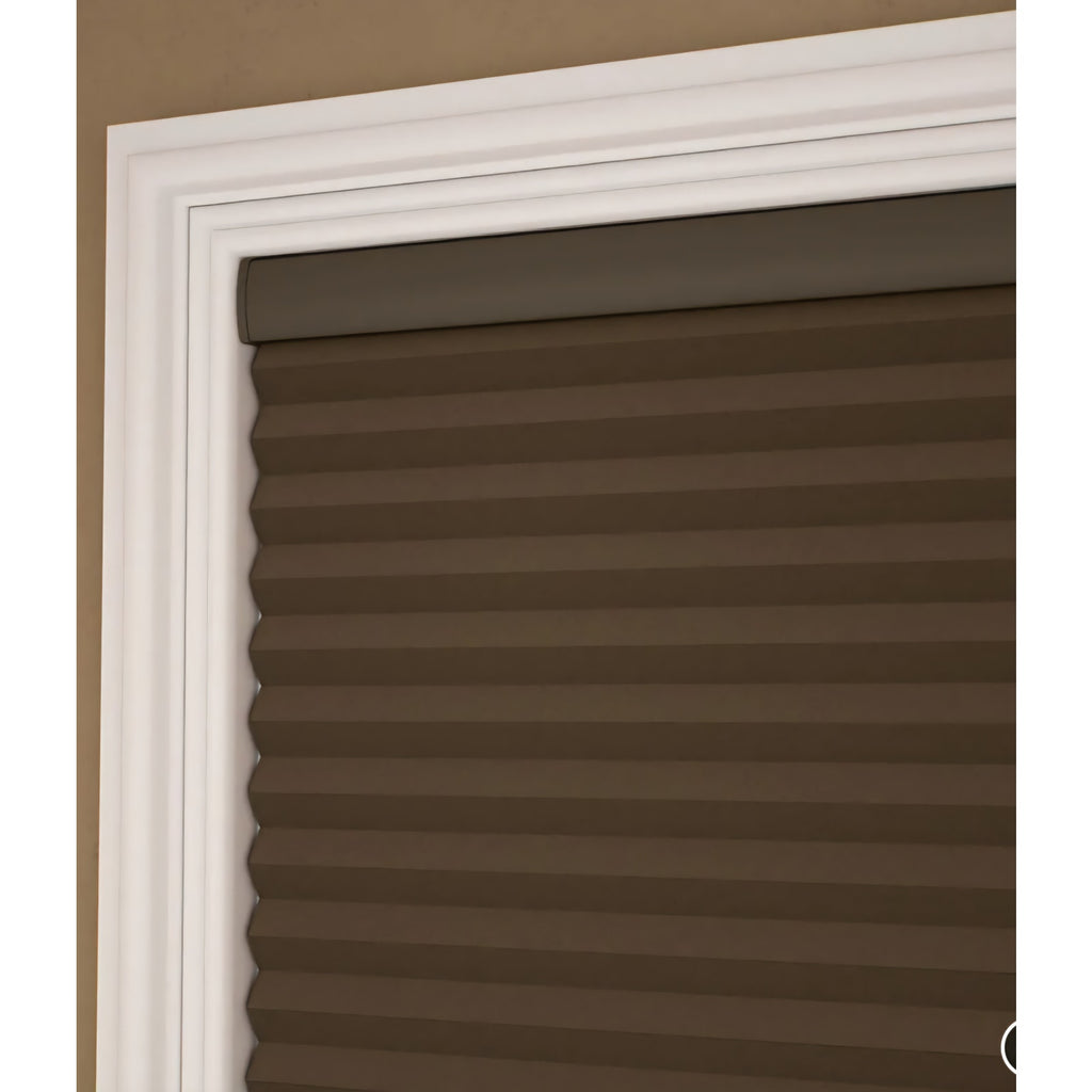 Cordless Honey comb Blackout Blinds  Cellular Shades Brown Doble Cell, Single Cell 24¨w x 72 H