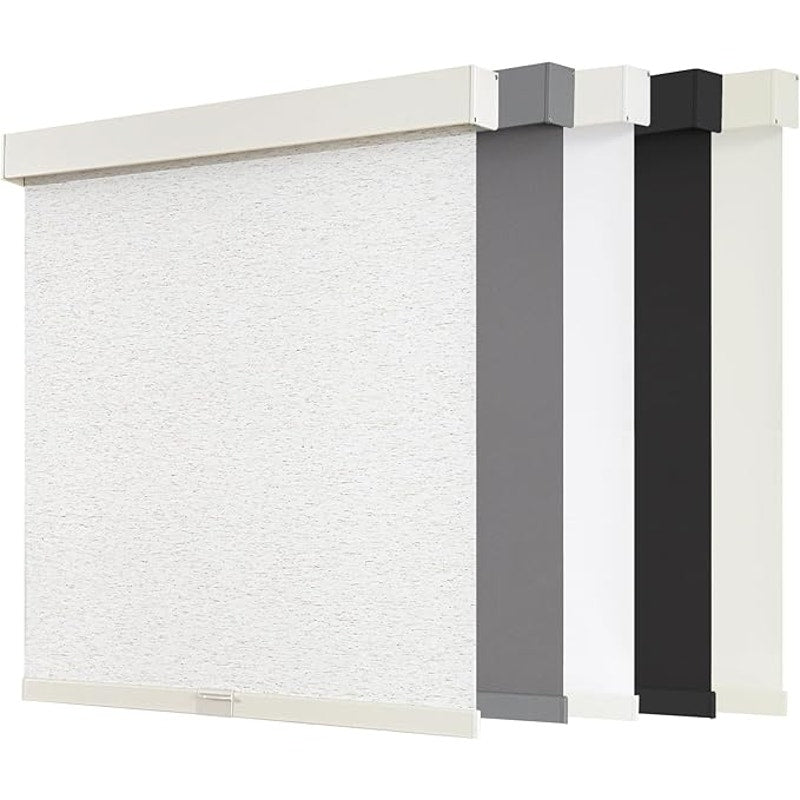 AOSKY Blackout Roller Shades Cordless Blinds for Windows, 71" W x 72" H, Linen Beige