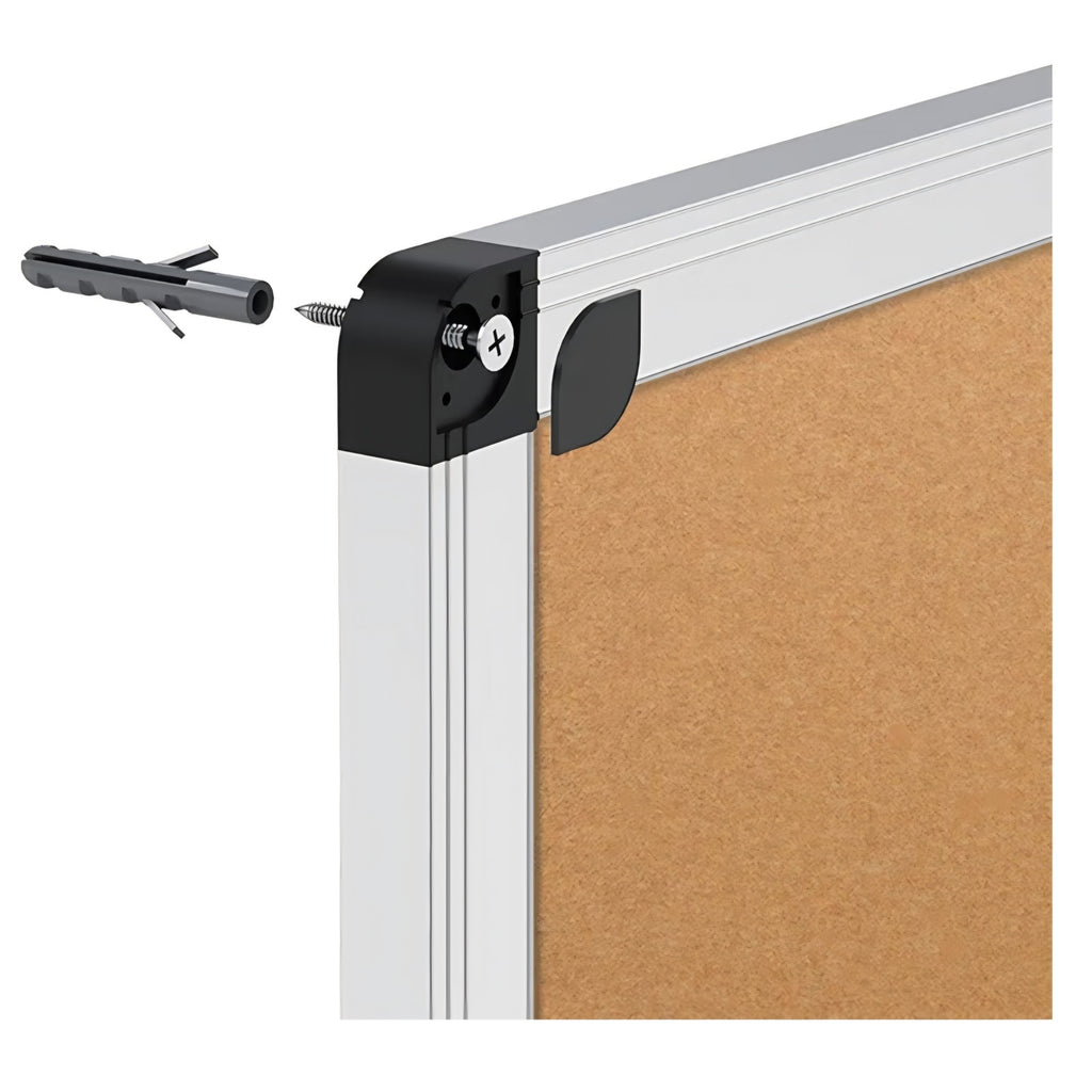 VIZ-PRO Large Cork Bulletin Board, 72 X 48 Inches, Wall-Mounted