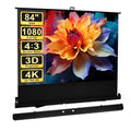 84 inch Portable Projector Screens Indoor Outdoor Projector Screen 4:3 4K HD Outdoor Movie Screen