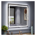 Amorho LED Mirror for Bathroom 40"X38" with Front Light and Backlit