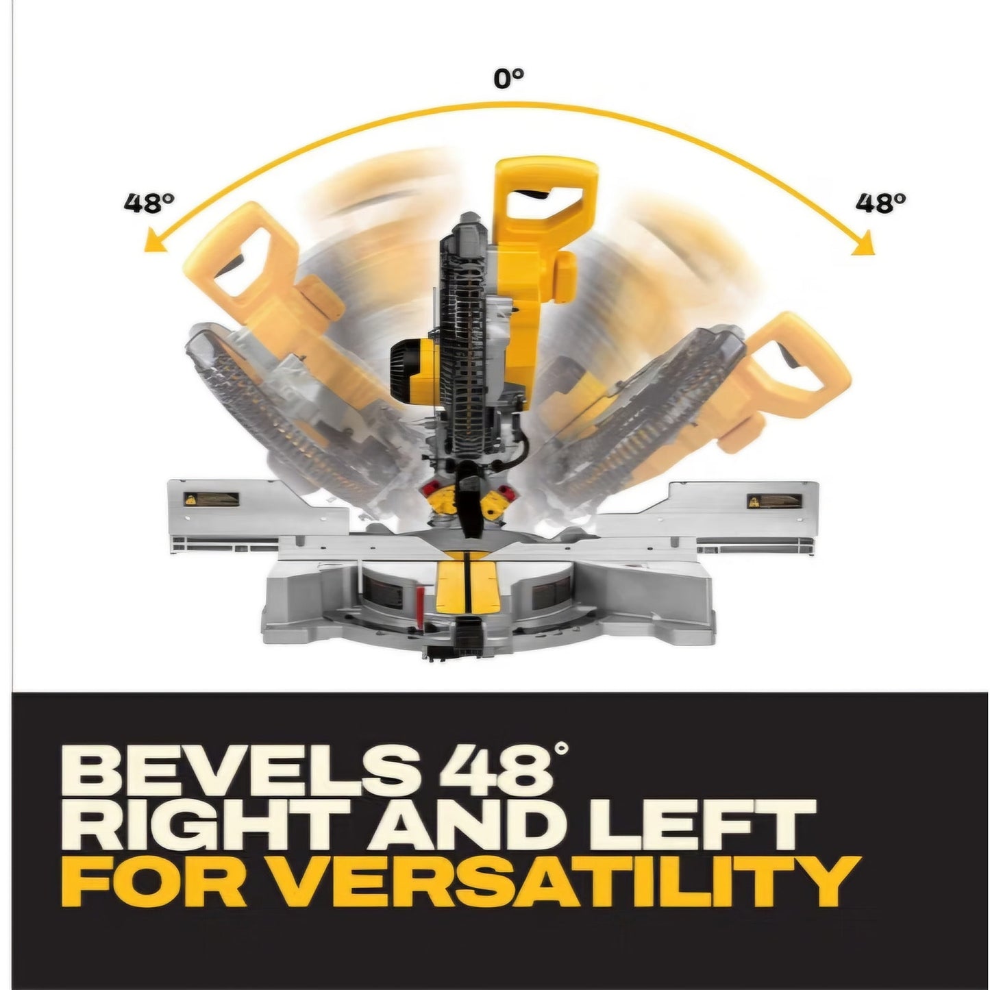 DEWALT Miter Saw, 12 Inch Double Bevel Sliding Compound Miter Saw