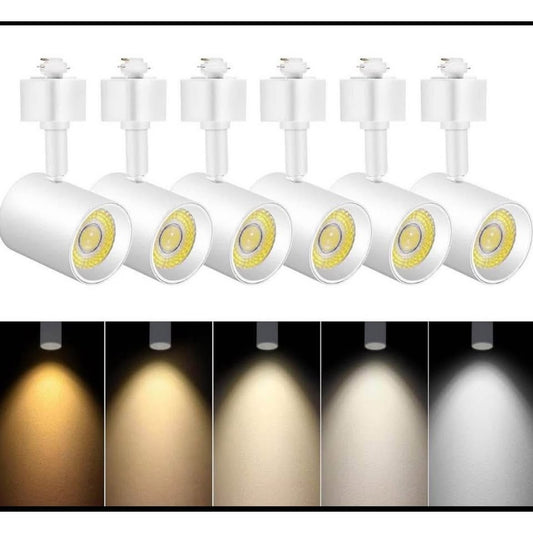 VANoopee 5-Color LED Track Lighting Heads H Type Track Light Heads Dimmable Bright Rail Ceiling Spot