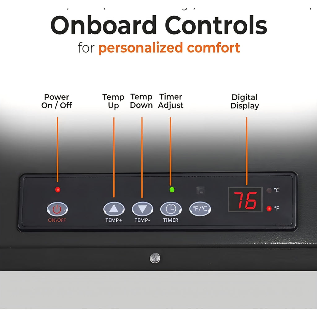 Comfort Zone 10,00W Hard-Wired Garage Heater – Industrial & Commercial Ceiling Mount