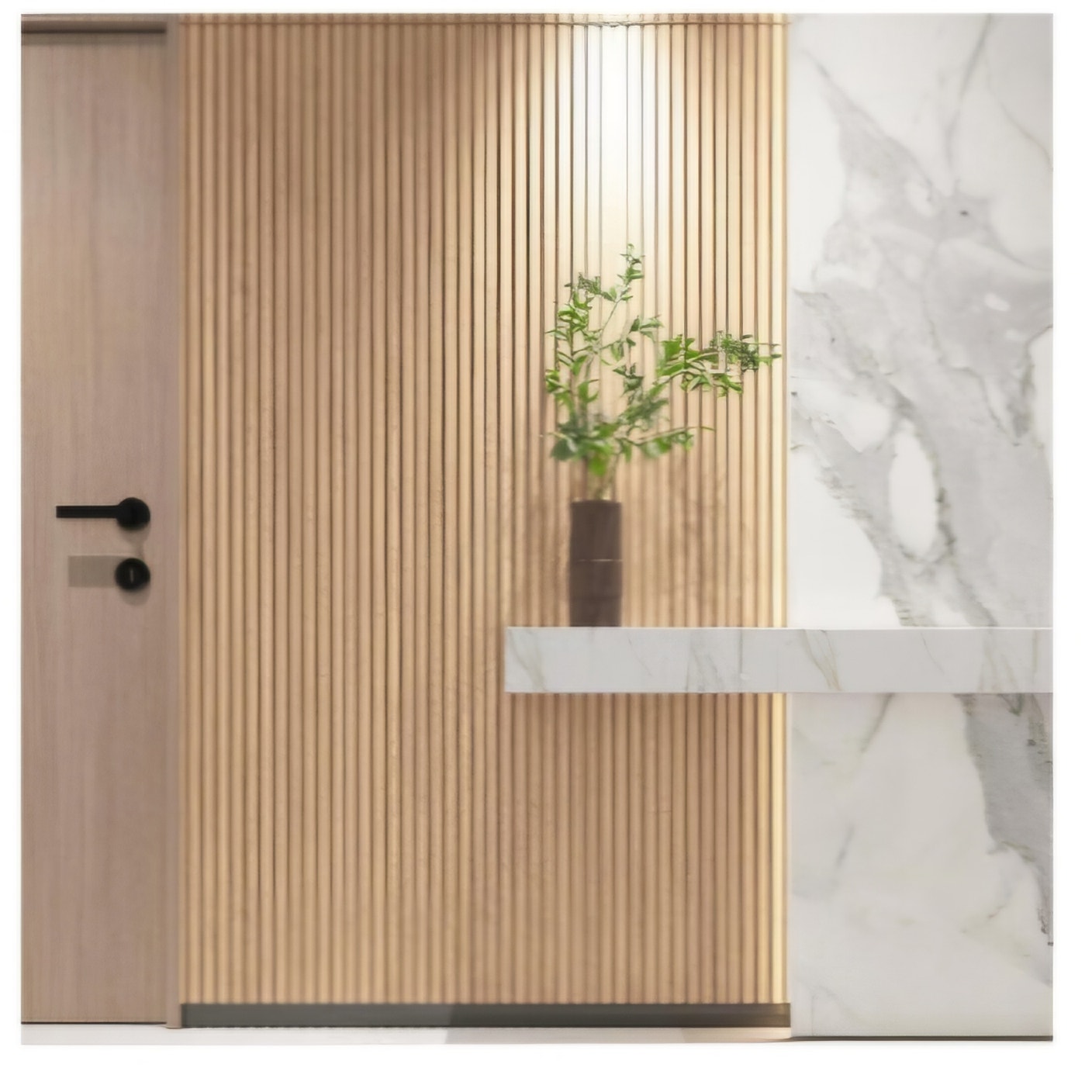 Art3d 108 x 5.7 Inch Slat Solid Wood Wall Paneling for Interior Decor, Oak