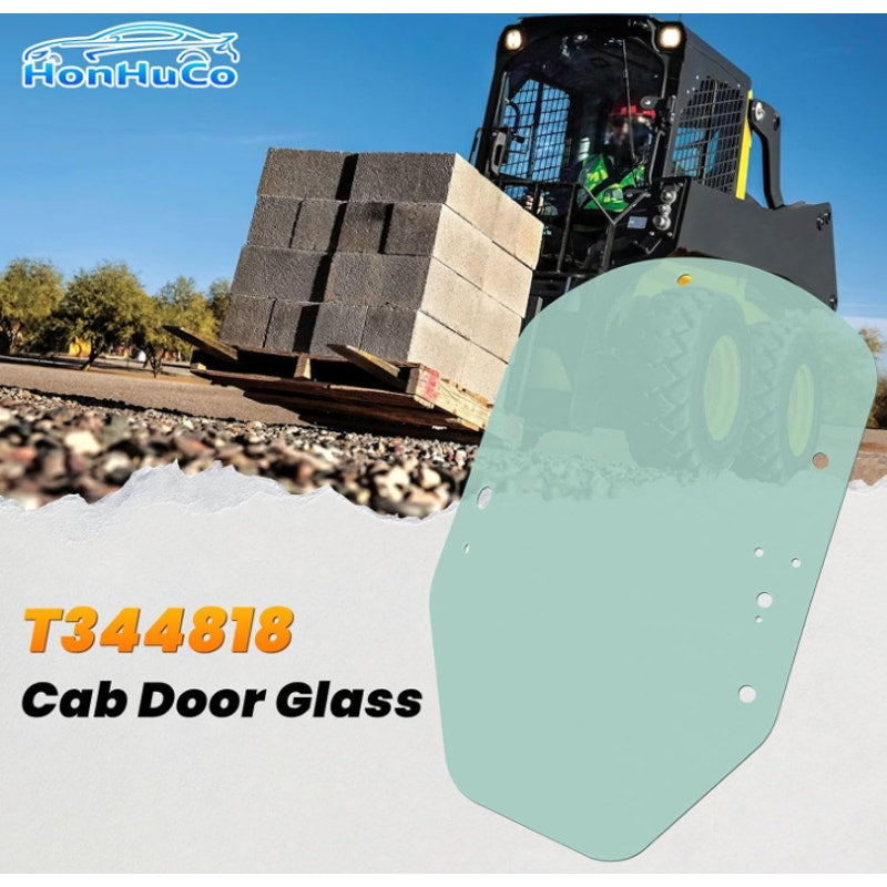 T344818 Front Door Glass Fit for John Deere 333G 325G 328E 332E