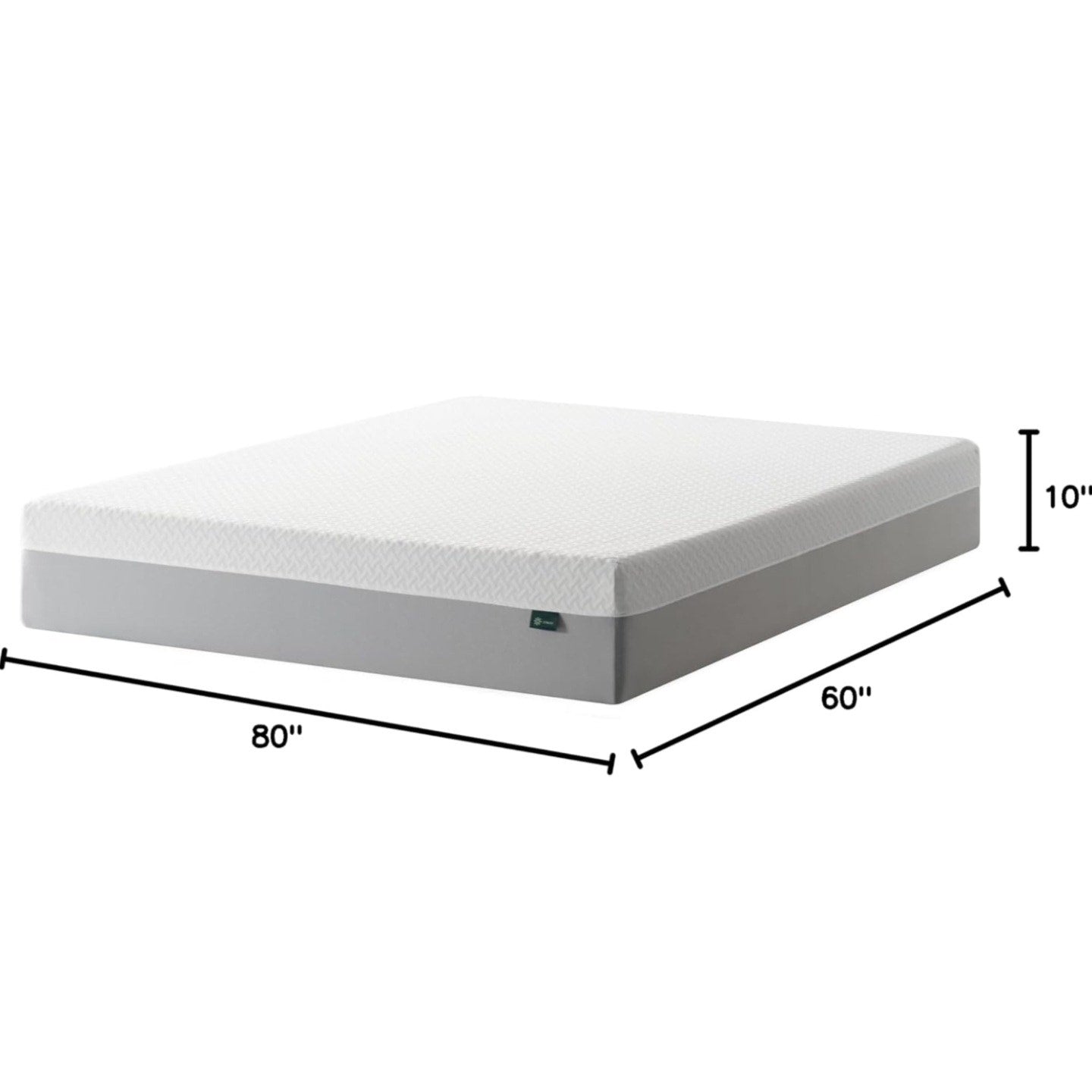 ZINUS 10 Inch Green Tea Essential Memory Foam Mattress [New Version], Queen, Fiberglass Free, Mediu
