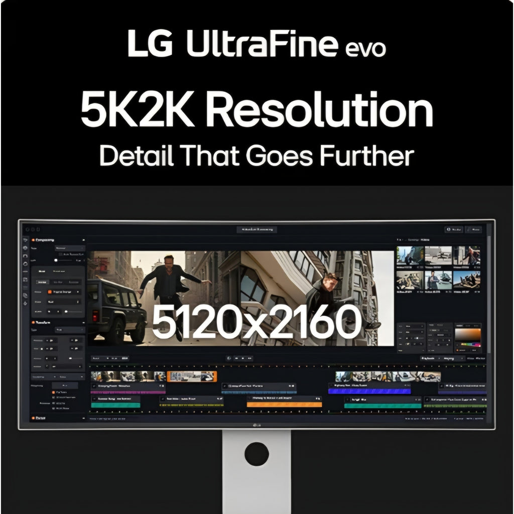 LG 40U990A-W 40-inch Ultrafine evo 5K2K WUHD (5120 x 2160) Nano IPS Curved Monitor
