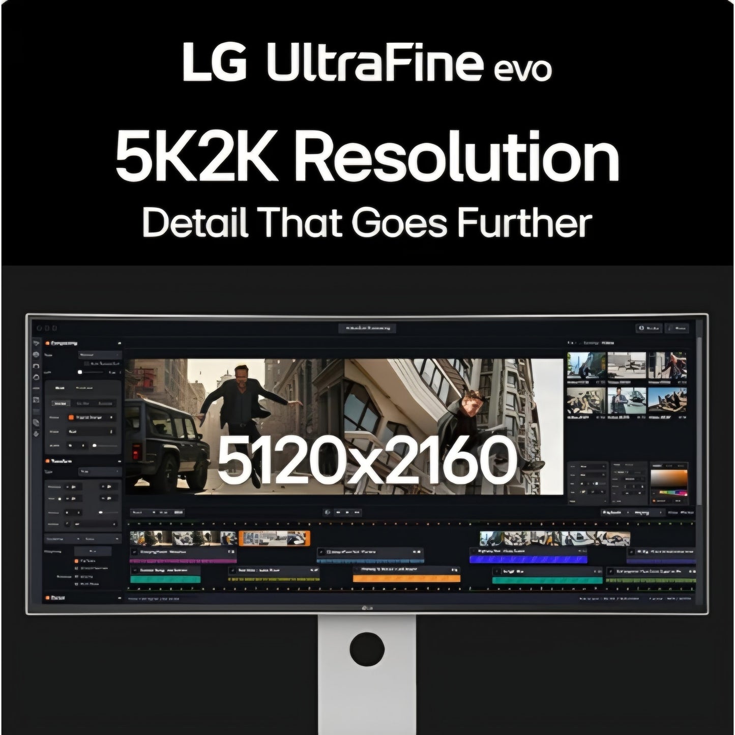 LG 40U990A-W 40-inch Ultrafine evo 5K2K WUHD (5120 x 2160) Nano IPS Curved Monitor