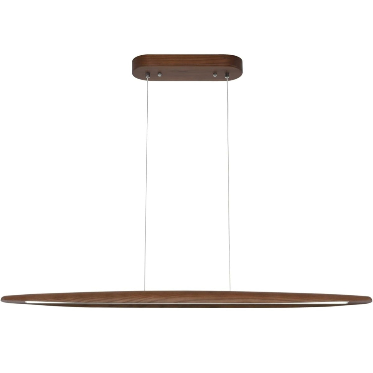 39" Wood Linear Pendant Light LED Dimmable Hanging Light Dinning Room Light Fixture Island Lights