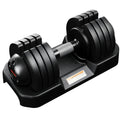52LBS Single Adjustable Dumbbell Premium Rubber Coated