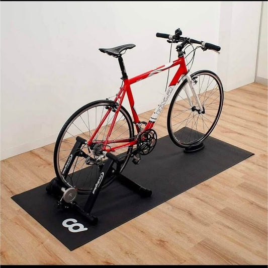 CyclingDeal High Density Trainer Floor Mat - Compatible with Indoor Exercise Stationary Bike Treadmi