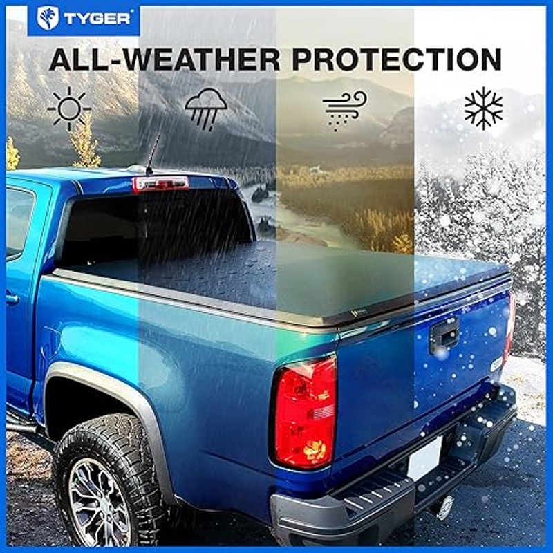Tyger Auto T3 Soft Tri-Fold Tonneau Cover for 2022–2026 Toyota Tundra 5.5' (67") Bed