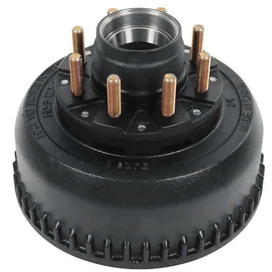12-1/4" X 3-3/8" (12.25" X 3.375") Hub & Drum Assembly for 9,000/10,000 Lbs (9K/10K) Axle