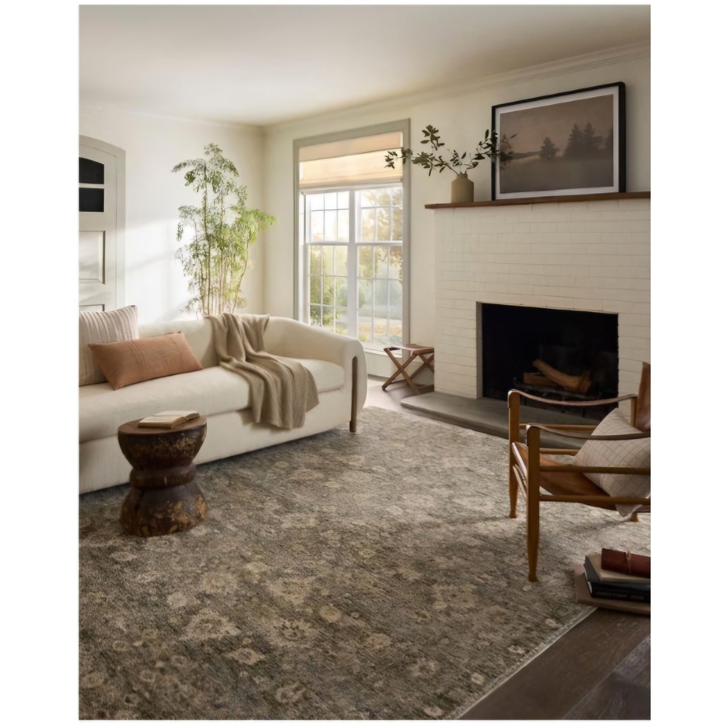 Loloi Magnolia Home Junie Lagoon/Natural 7'-10" x 10'-2" Area Rug