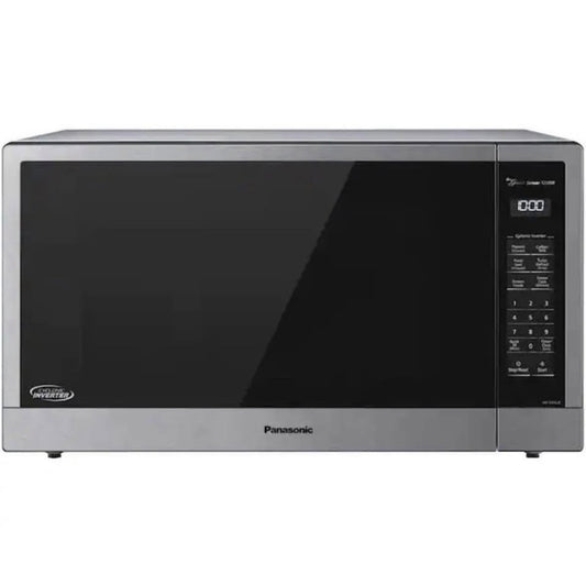 Panasonic 2.2 cu. ft. Countertop Microwave in Stainless Steel Built-in with Cyclonic Wave Inverter T