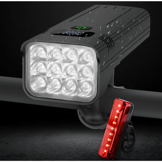 Bike Lights,Bike Light for Night Riding,10000Lumen LED Bike Headlight,Rechargeable Bike Headlight