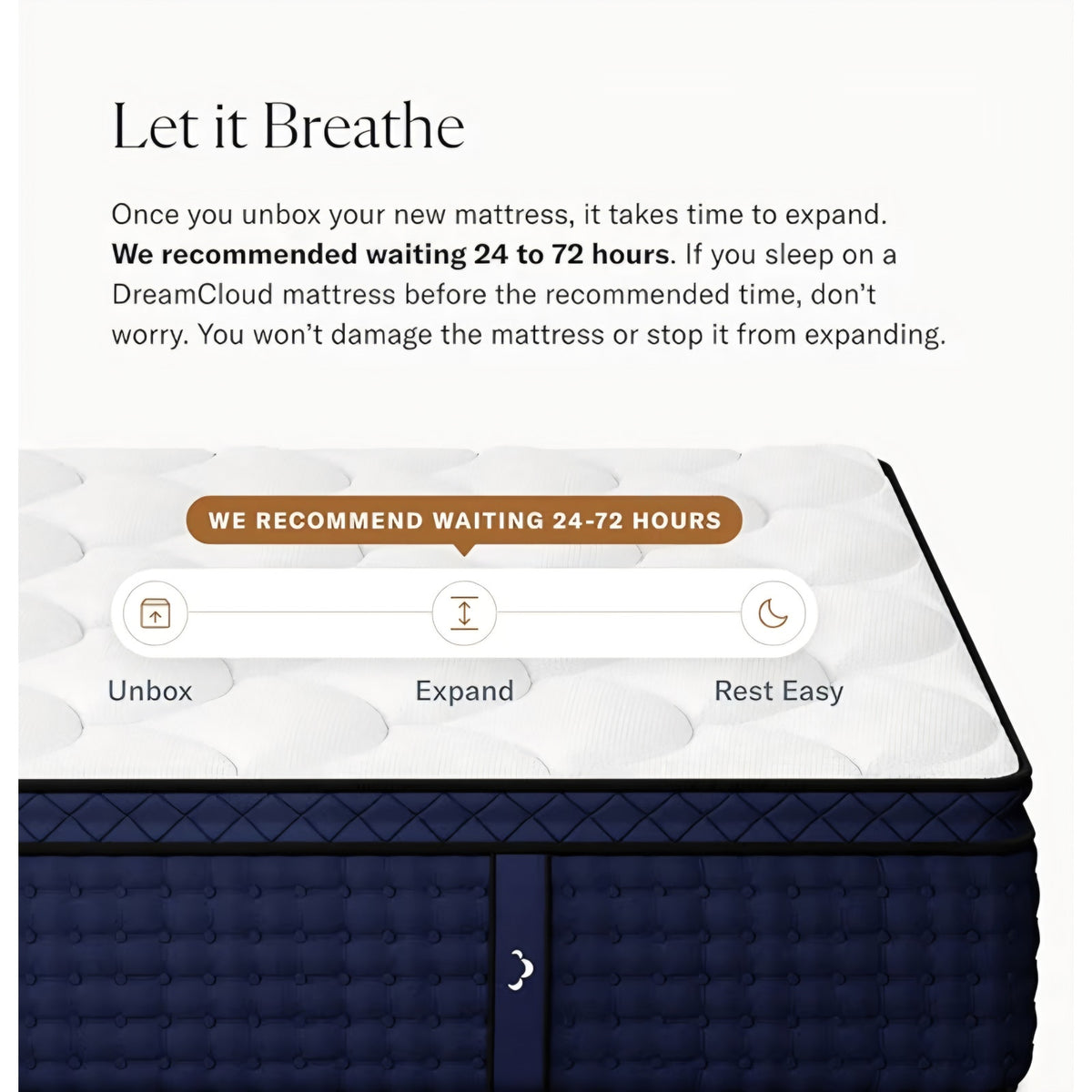 DreamCloud Premier Rest 16" Cal King Mattress - Luxury Hybrid Memory Foam