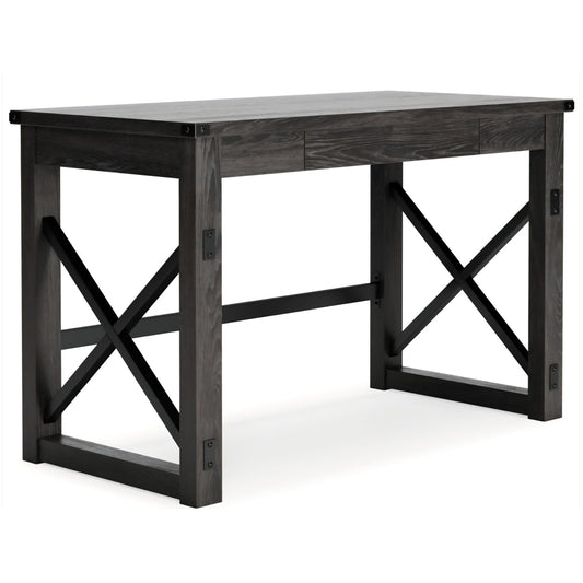 Freedan 48" Home Office Desk in Grayish Brown by Ashley