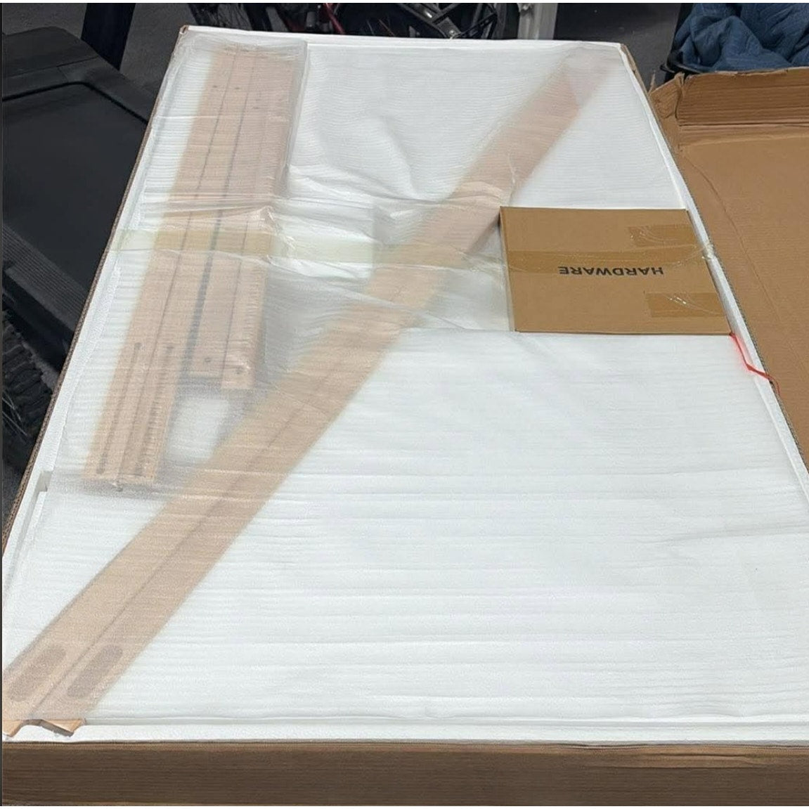 Convertible Full-Size Baby Crib in Vintage White Oak, GreenGuard Gold & BSA