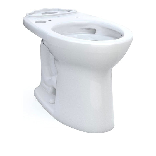 TOTO Drake Elongated Universal Height TORNADO FLUSH Toilet Bowl with 10 Inch Rough