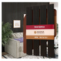 Avana Acoustic Wood Wall Panels – 93.2x11.25 Inch Panels – Fits 94x12 Layout – Smoke Oak Acoustic