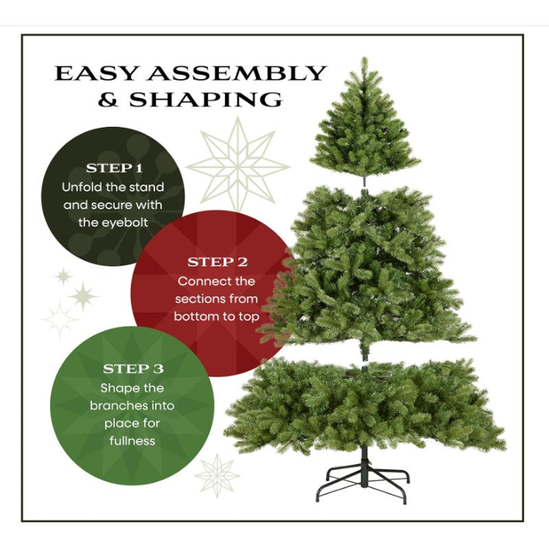 National Tree Company 9ft Pre-Lit Carolina Pine Artificial Christmas Tree