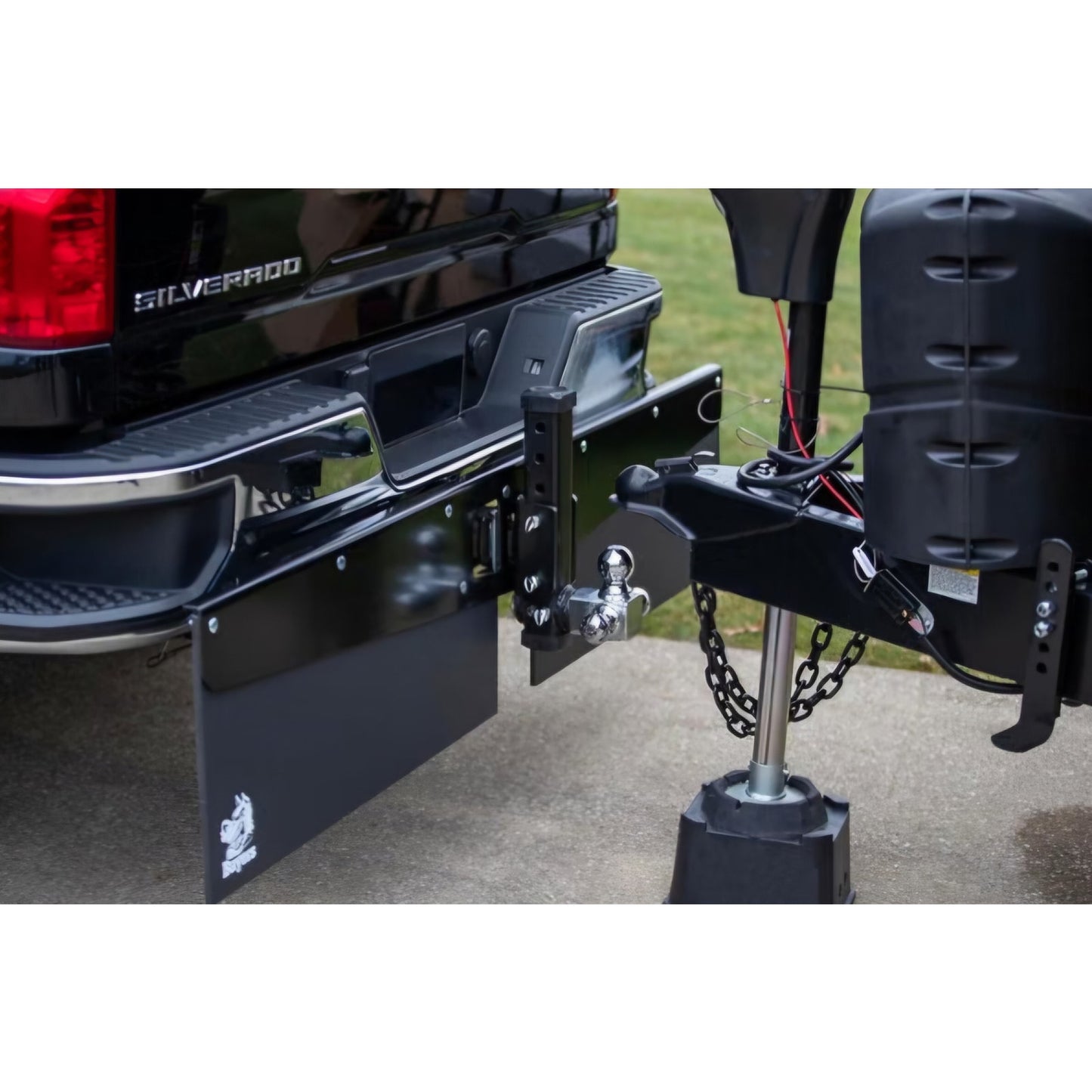 Buyers Products 8597220 No Drill Truck Mud Flaps, Receiver Fit, 20 Inch