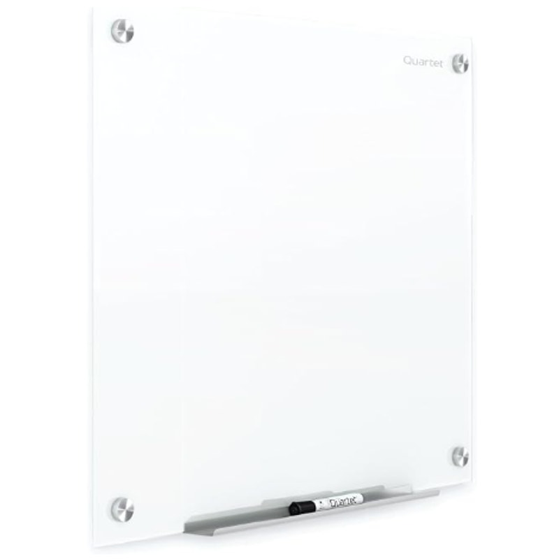 Quartet Dry Erase Board, Magnetic Whiteboard 4' x 3', Glass Board for Wall, Infinity