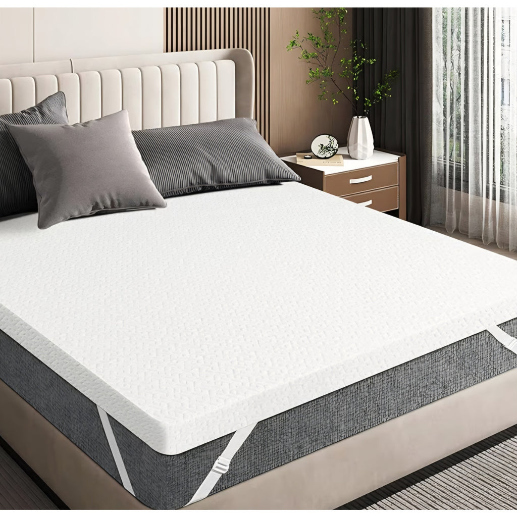 California King 3 Inch Gel Memory Foam Mattress Topper