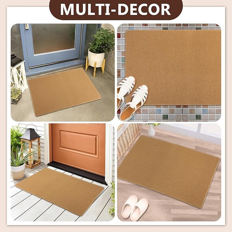 Tinideya 20 Pcs Coir Doormat with Heavy Duty Backing, for Out/ Indoor Entryway  (29 x 17 In)