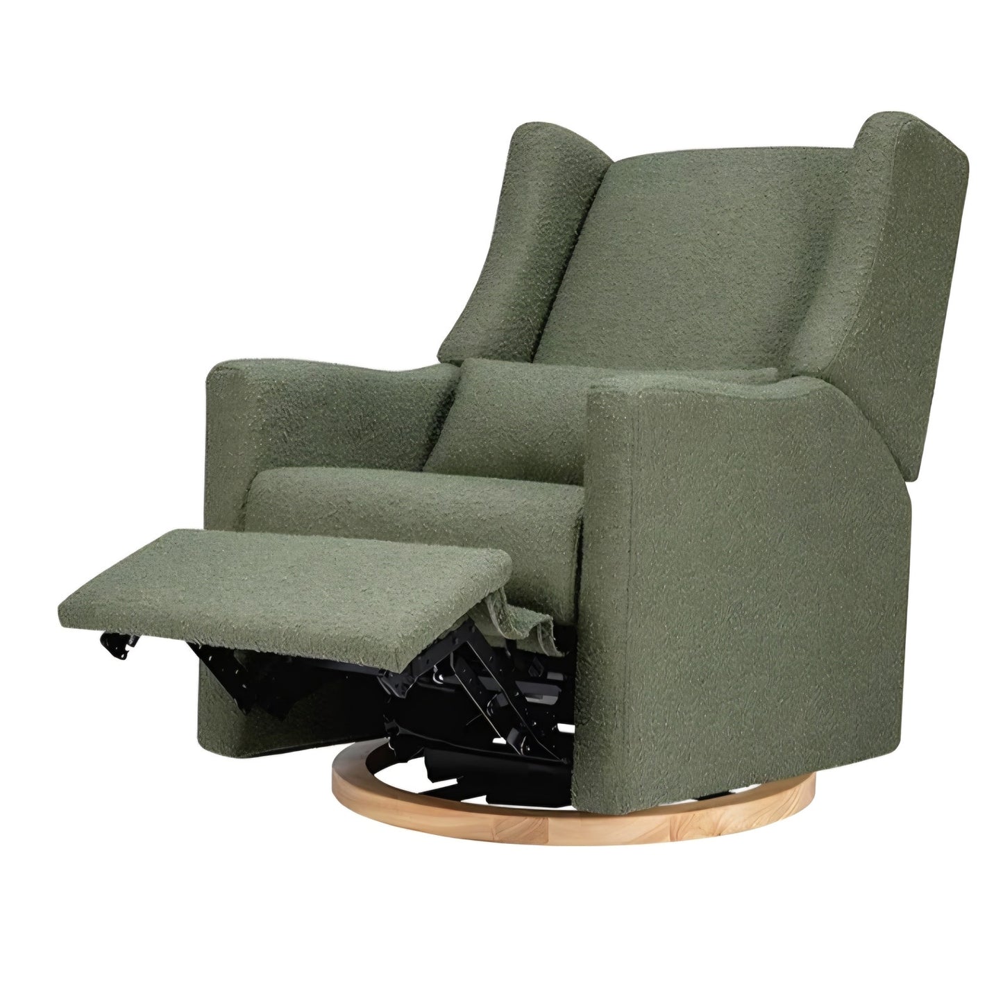 Recliner Nursery Chair w/USB Ports - GREENGUARD Gold Certified - Water & Stain 270° Swivel