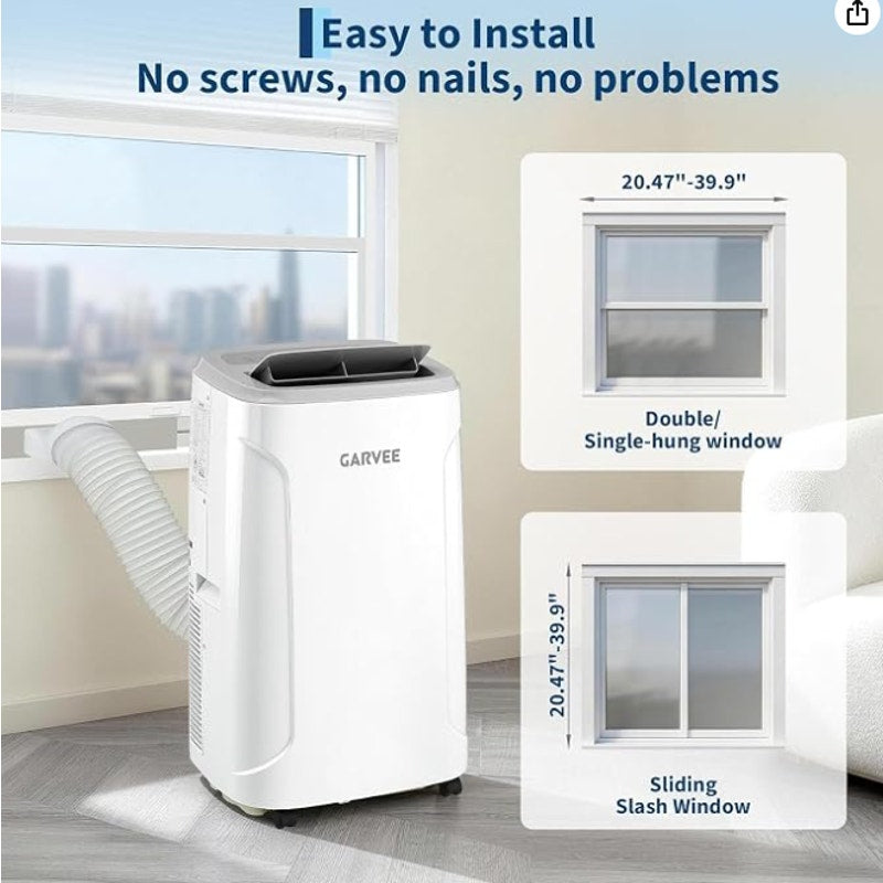 Garvee 14,000 BTU Portable Air Conditioner, 3-in-1 Portable AC for Rooms