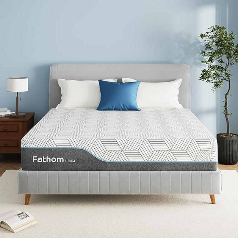 FATHOM Firm Queen Mattress 10 In Memory Foam Mattress Queen Size Bed in a Box, CertiPUR-US Certified