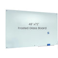 Frosted Magnetic White Board – 72 x 48 Inches Dry Erase Glass Whiteboard for Wall