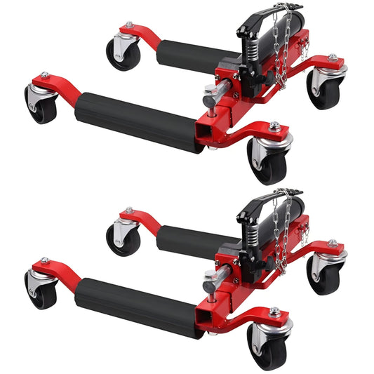 1500lbs Capacity Car Wheel Dolly Set of 2 – Hydraulic Tire Jack for Vehicle Positioning