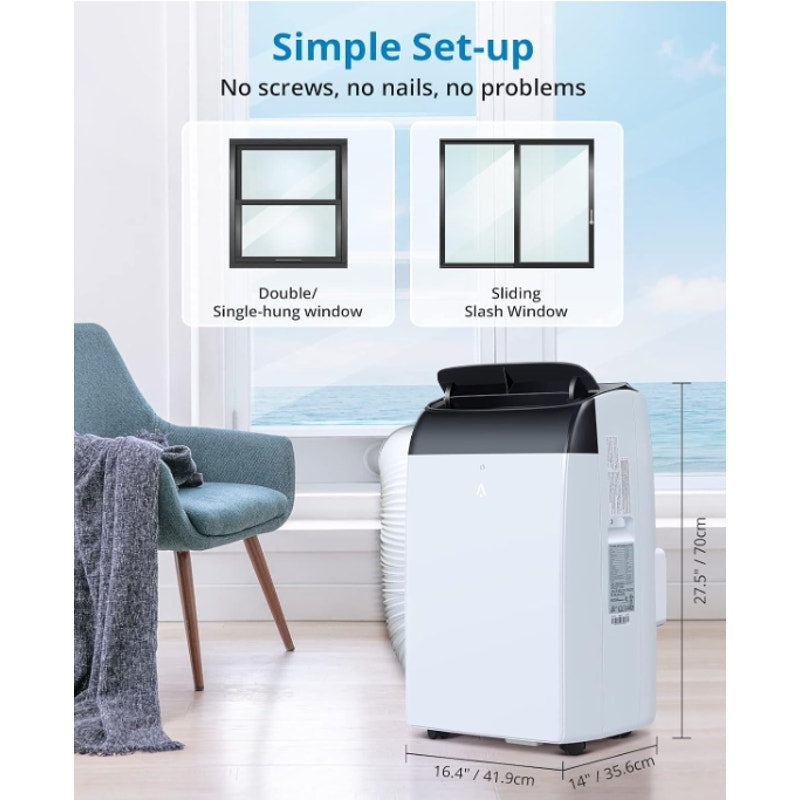 Garvee 14000 BTU Portable Air Conditioner, 3-in-1 Indoor AC Unit with Cooling, Dehumidifier,