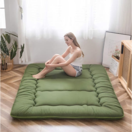 MAXYOYO Japanese Floor Mattress 4" Thick Full Size Foldable Futon Mattress