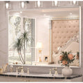 Keonjinn 48 x 36 Inch Silver Bathroom Mirror for Over Sink Large Rectangle Wall Mirror