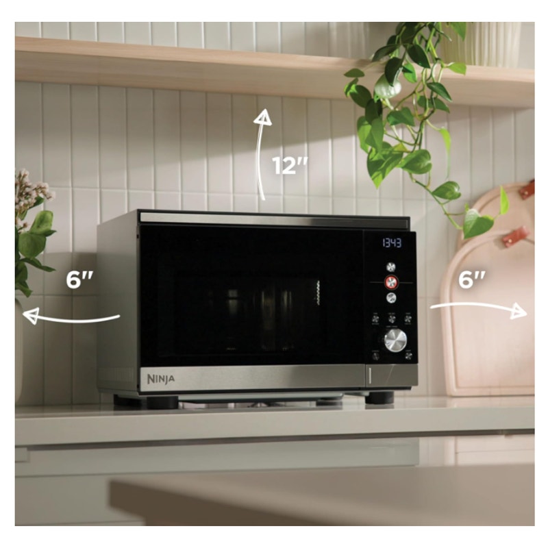 Ninja MW101BK1 Crispi Microwave and Air Fryer with FusionCrisp, 0.9 Cu Ft, Black