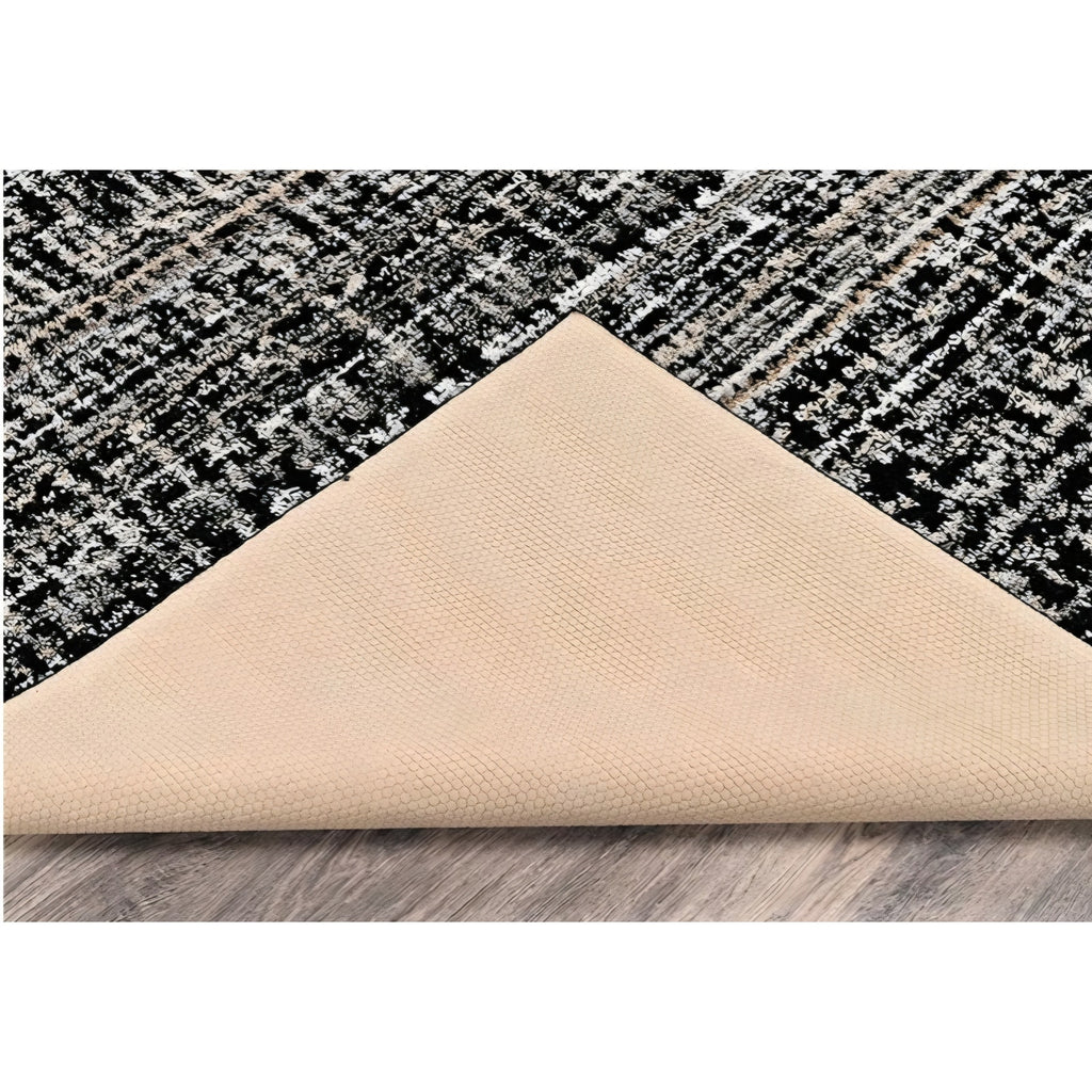 Garland Rug Rumba Indoor Floor Rug Area Rug Black/Earth Tones 12 Ft. X 12 Ft.