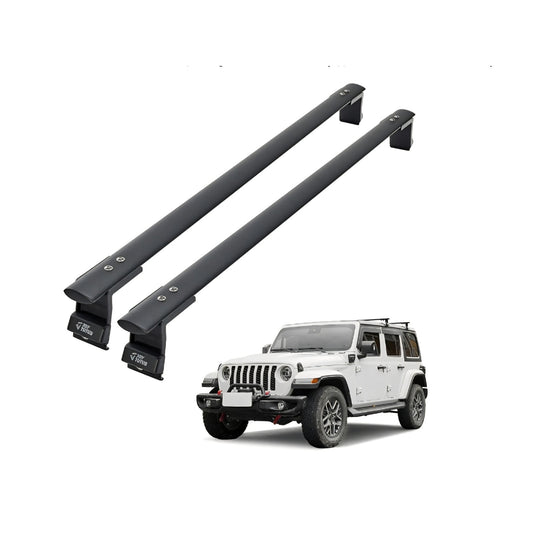Roof Rack Cross Bars Compatible with 2007-2024 Wrangler JK JL & Gladiator JT (Only for Hard Top)