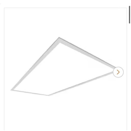 Metalux 2 ft. x 4 ft. Selectable Lumens 3600/5000/6400, Integrated LED Panel Light, Selectable CCT 3
