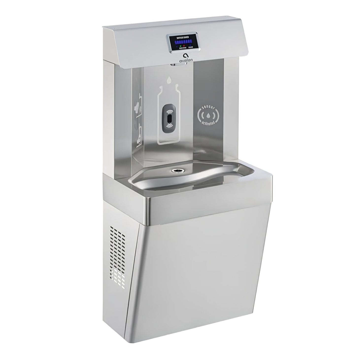 Avalon Wall Mounted Water Fountain with Bottle Filling Station, High Capacity Cooling,