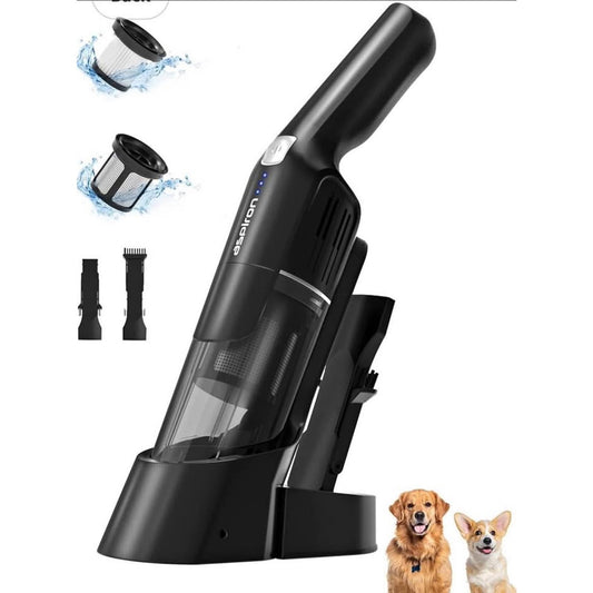Aspiron Cordless Handheld Vacuum Cleaner, 15KPA Powerful Car Vacuum, Rechargeable, Charging Dock, Er